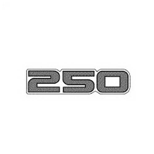 DECAL,250 FRONT SWIFT SILVER